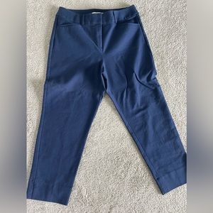 LOFT size 10 High Waist Riviera Pant Curvy. Navy